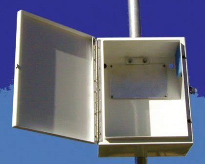 junction box on pole|pole mounted junction box.